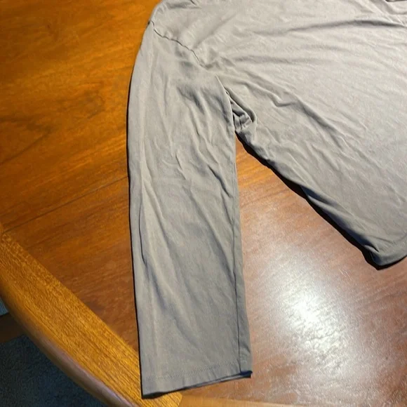 Everlane brown long sleeve organic cotton tee shirt XL - Picture 6 of 9